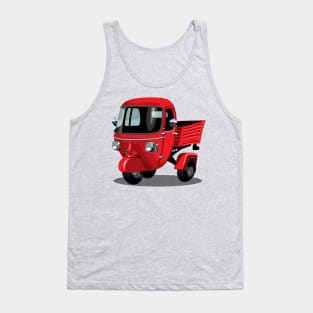 Cartoon delivery  cargo scooter Tank Top